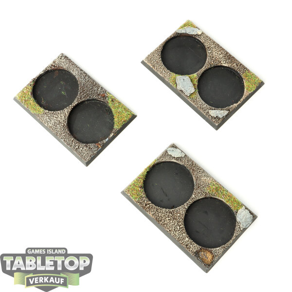 Bases - 3x Movement Trays Cavalry - Lord of the Rings  - bemalt