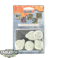 Bases - 5x Winter Shale Bases, WRound 30mm -...