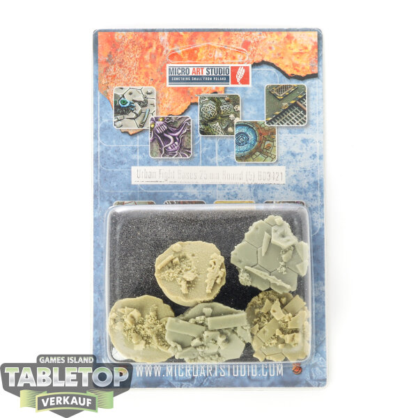 Bases - 5x Urban Fight Bases, Round 25mm - Originalverpackt / Neu