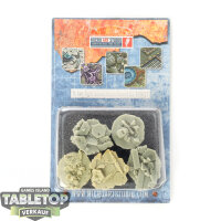 Bases - 5x Urban Fight Bases, Round 25mm -...