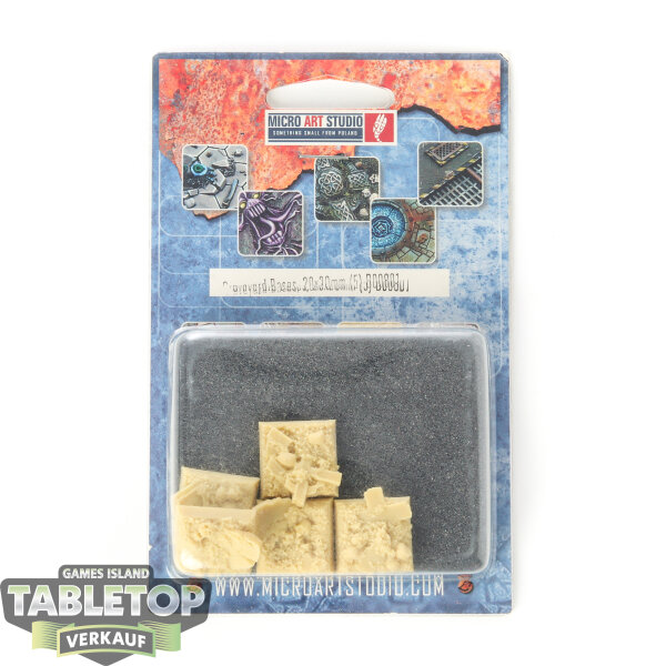 Bases - 5x Graveyard Bases 20x20mm - Originalverpackt / Neu