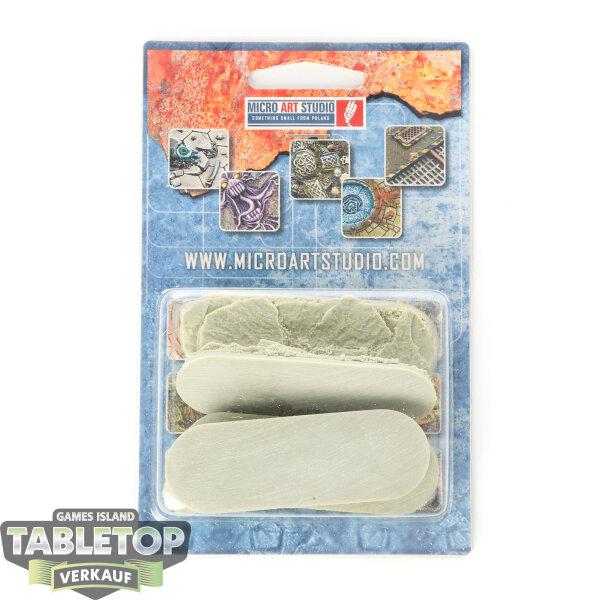 Bases - 4x Shale Bases, Bike 25x70mm - Originalverpackt / Neu