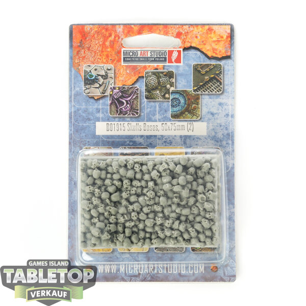 Bases - 2x Skull Bases 50x75mm - Originalverpackt / Neu