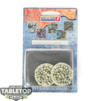 Bases - 2x Skulls Bases, Round 40mm - Originalverpackt / Neu