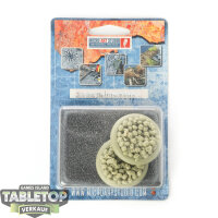 Bases - 2x Skulls Bases, WRound 40mm - Originalverpackt /...