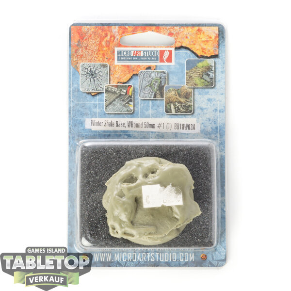 Bases - Winter Shale Bases, WRound 50mm - Originalverpackt / Neu