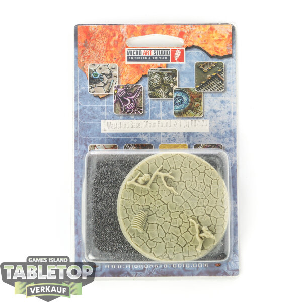Bases - Wasteland Bases, Round 60mm - Originalverpackt / Neu