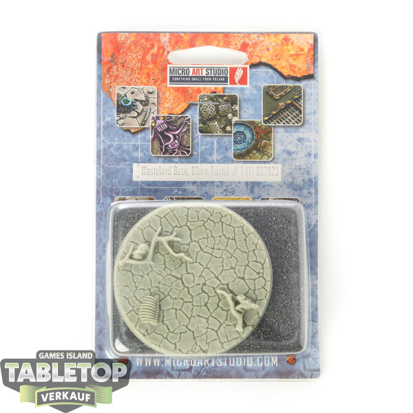 Bases - Wasteland Bases, Round 60mm - Originalverpackt / Neu