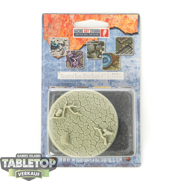 Bases - Wasteland Bases, Round 60mm - Originalverpackt / Neu