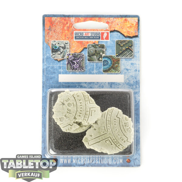 Bases - 2x Temple Bases, Round 40mm - Originalverpackt / Neu