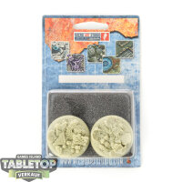 Bases - 2x Graveyard Bases, Wround 40mm -...