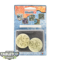 Bases - 2x Graveyard Bases, Wround 40mm -...