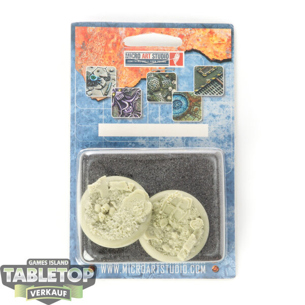 Bases - 2x Graveyard Bases, Wround 40mm - Originalverpackt / Neu