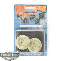 Bases - 2x Graveyard Bases, Wround 40mm -...