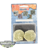 Bases - 2x Winter Shale Bases, WRound 40mm -...