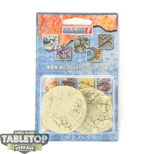 Bases - 2x Ancient Bases, Round 50mm - Originalverpackt / Neu