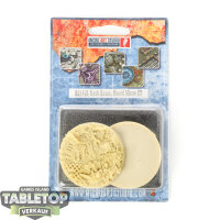 Bases - 2x Trash Bases, Round 50mm - Originalverpackt / Neu