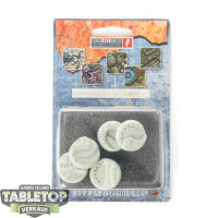 Bases - 5x Wraithstone Bases, Round 25mm -...