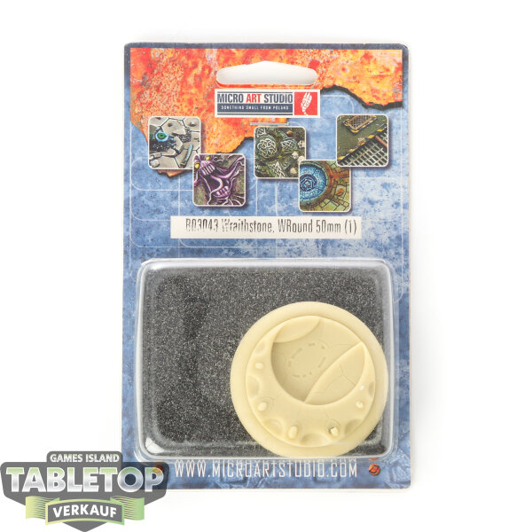 Bases - Wraithstone Bases, WRound 50mm - Originalverpackt / Neu