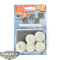 Bases - 5x Wraithstone Bases, WRound 30mm -...