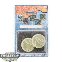 Bases - 2x Wraithstone Bases, Round 40mm -...