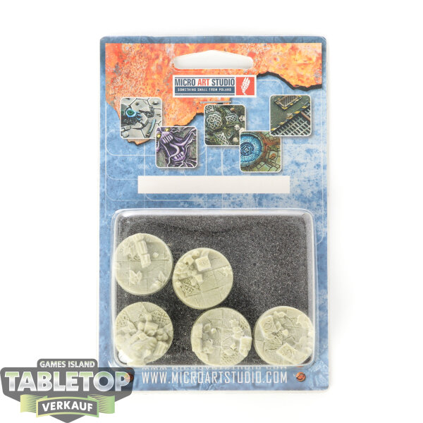 Bases - 5x Ancient Bases, Round 25mm - Originalverpackt / Neu