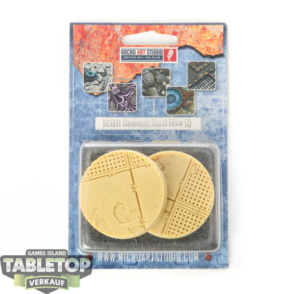 Bases - 2x Warehouse Bases, Round 50mm - Originalverpackt / Neu