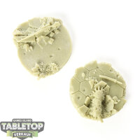 Bases - 2x Urban Fight Bases, Round 40mm - unbemalt