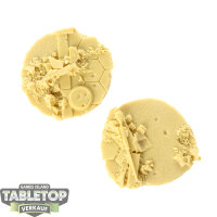 Bases - 2x Urban Fight Bases, Round 40mm - unbemalt