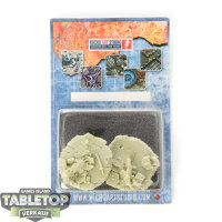 Bases - 2x Urban Fight Bases, Round 40mm -...