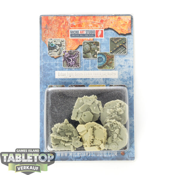 Bases - 5x Urban Fight Bases, Round 25mm - Originalverpackt / Neu