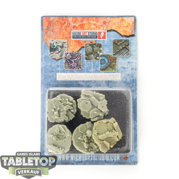 Bases - 5x Urban Fight Bases, Round 25mm - Originalverpackt / Neu