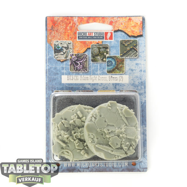 Bases - 2x Urban Fight Bases, Round 50mm - Originalverpackt / Neu