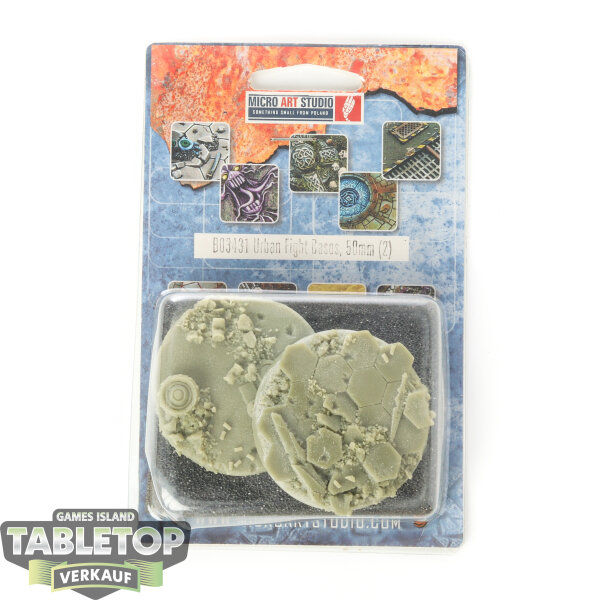 Bases - 2x Urban Fight Bases, Round 50mm - Originalverpackt / Neu