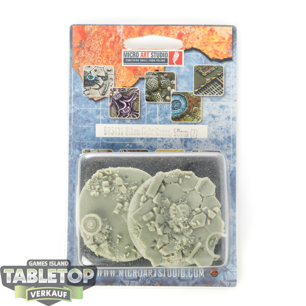 Bases - 2x Urban Fight Bases, Round 50mm - Originalverpackt / Neu