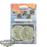 Bases - 2x Urban Fight Bases, Round 50mm -...