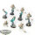 Aeldari - 5 Shadow Spectres Aspect Warrior Squad - bemalt