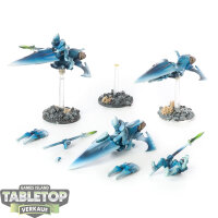 Aeldari - 3 Windriders - teilweise bemalt