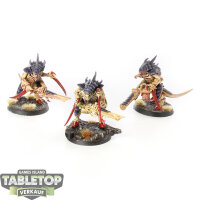 Tyraniden - 3 Tyranid Warriors - bemalt