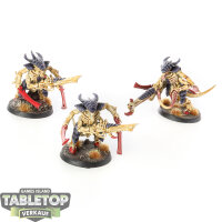 Tyraniden - 3 Tyranid Warriors - bemalt