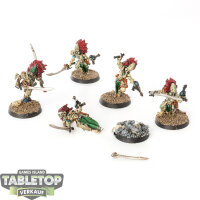 Aeldari - 5 Howling Banshees klassisch - bemalt