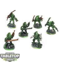 Aeldari - 6 Striking Scorpions klassisch - teilweise bemalt