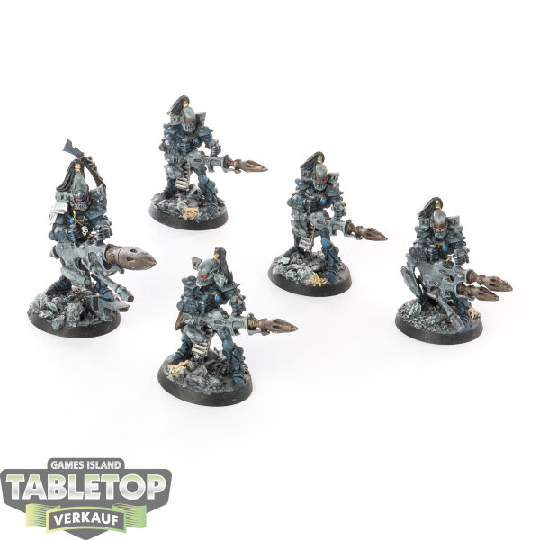 Aeldari - 5 Dark Reapers klassisch - bemalt