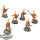Aeldari - 6 Fire Dragons klassisch - bemalt