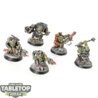 Orks - 5 Tankbustas klassisch - bemalt