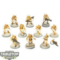 Astra Militarum - 10 Kasrkin - teilweise bemalt