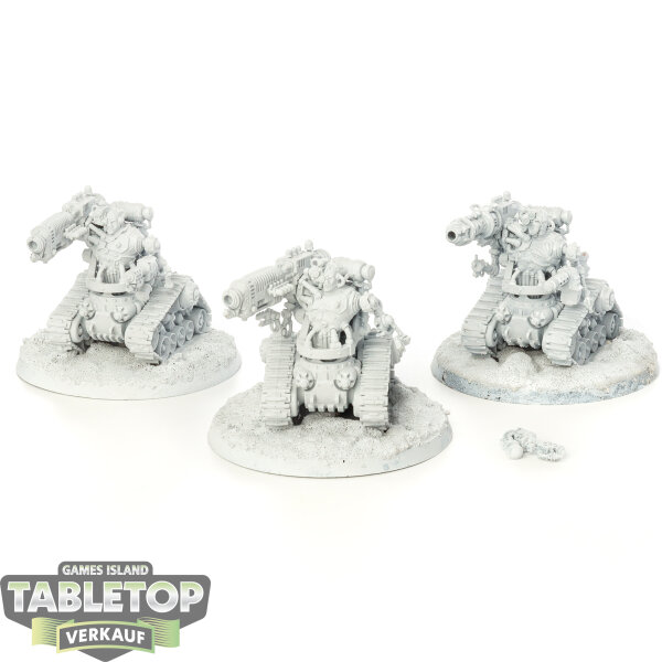 Adeptus Mechanicus - 3 Kataphron Destroyers - grundiert