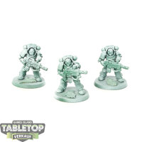 Space Marines - 3 Primaris Eradicators - teilweise bemalt
