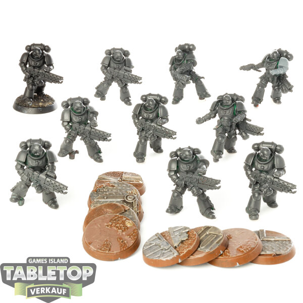 Space Marines - 10 Infernus Squad - teilweise bemalt