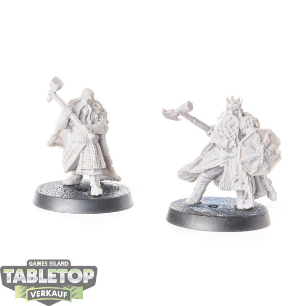 HdR Figuren - Gut - Thror, The Last King Under The Mountain & Thrain - unbemalt